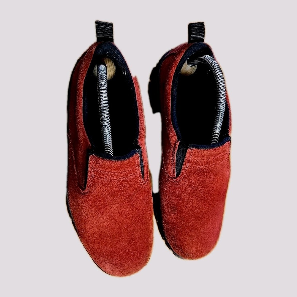 Lands End Womans Slipon Mules Shoes Size 9.5 Rust Color
